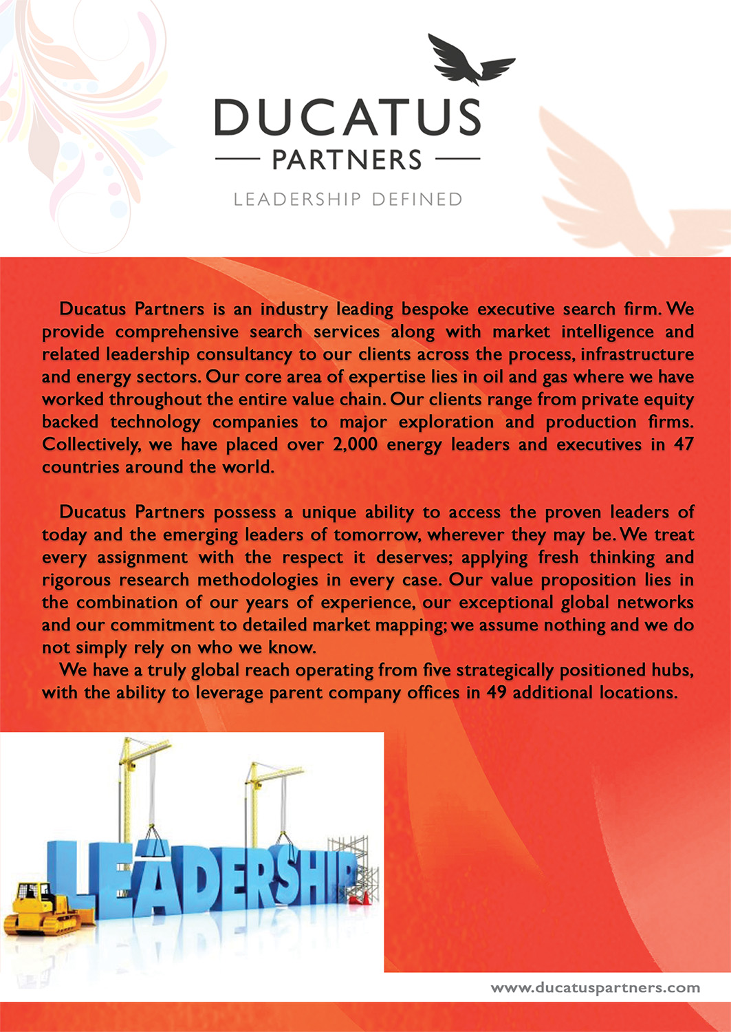 Advertisement Design by Graphic pot for Ducatus Partners | Design #13387778