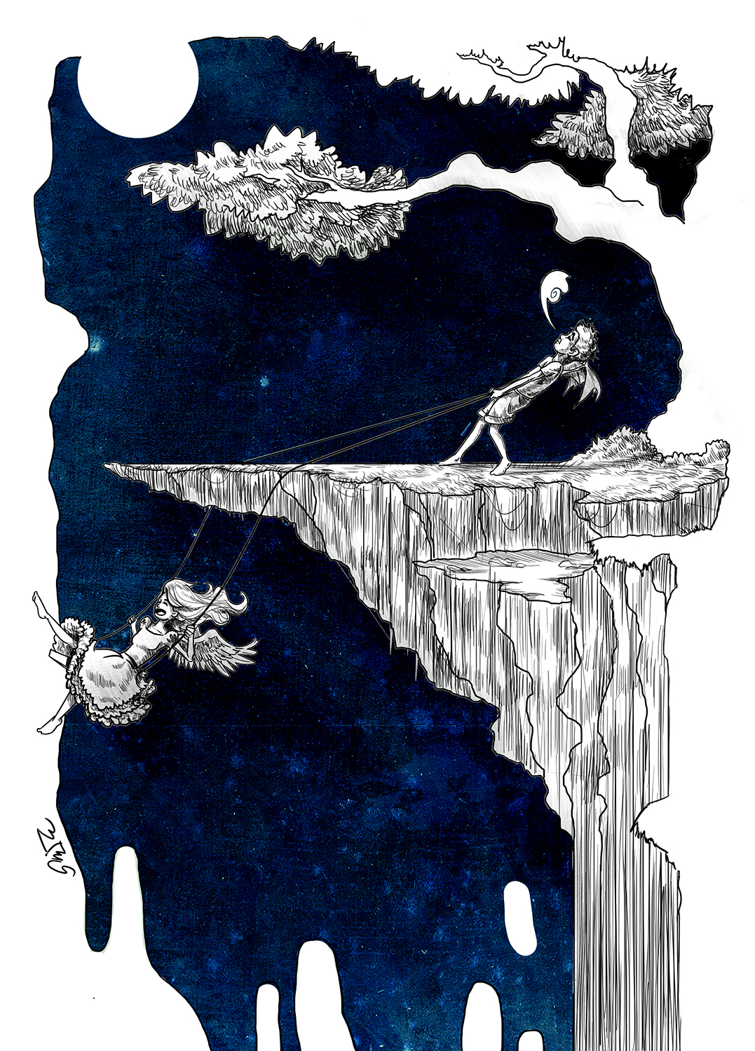 Illustration Design by smiledim24 for Champagne Thursdays | Design #13339329