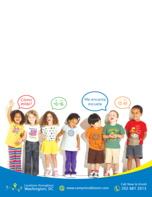 Design de Flyer par - SWING - pour MIndBloom Preschool | Design : #13948543