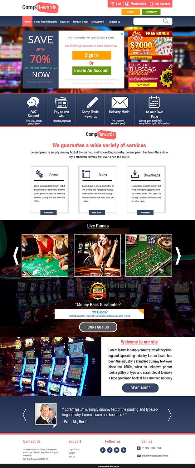 Web Design by Bright Star for Comp Trading | Design #13607110