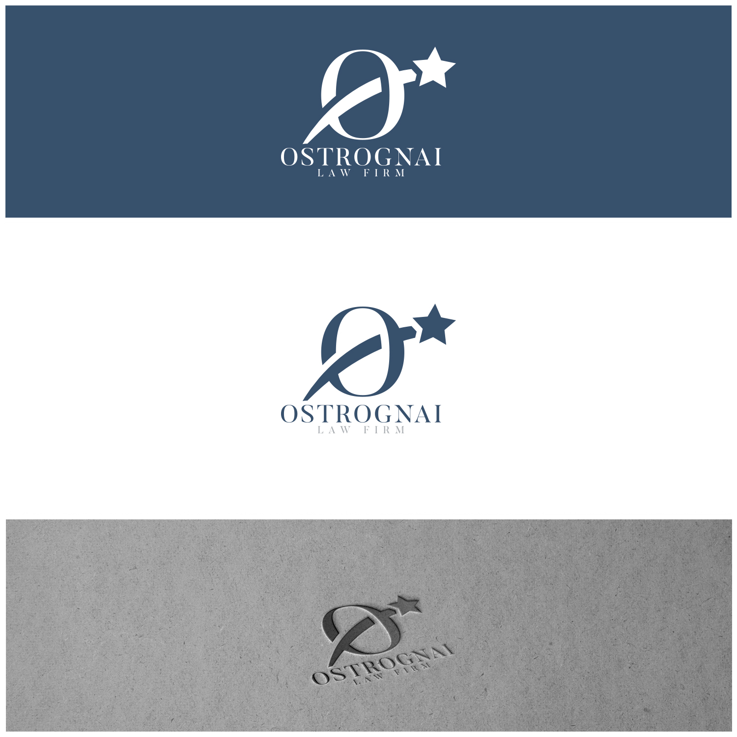 Logo Design by M.CreativeDesigns for Ostrognai Law Firm, LLC | Design #13338253