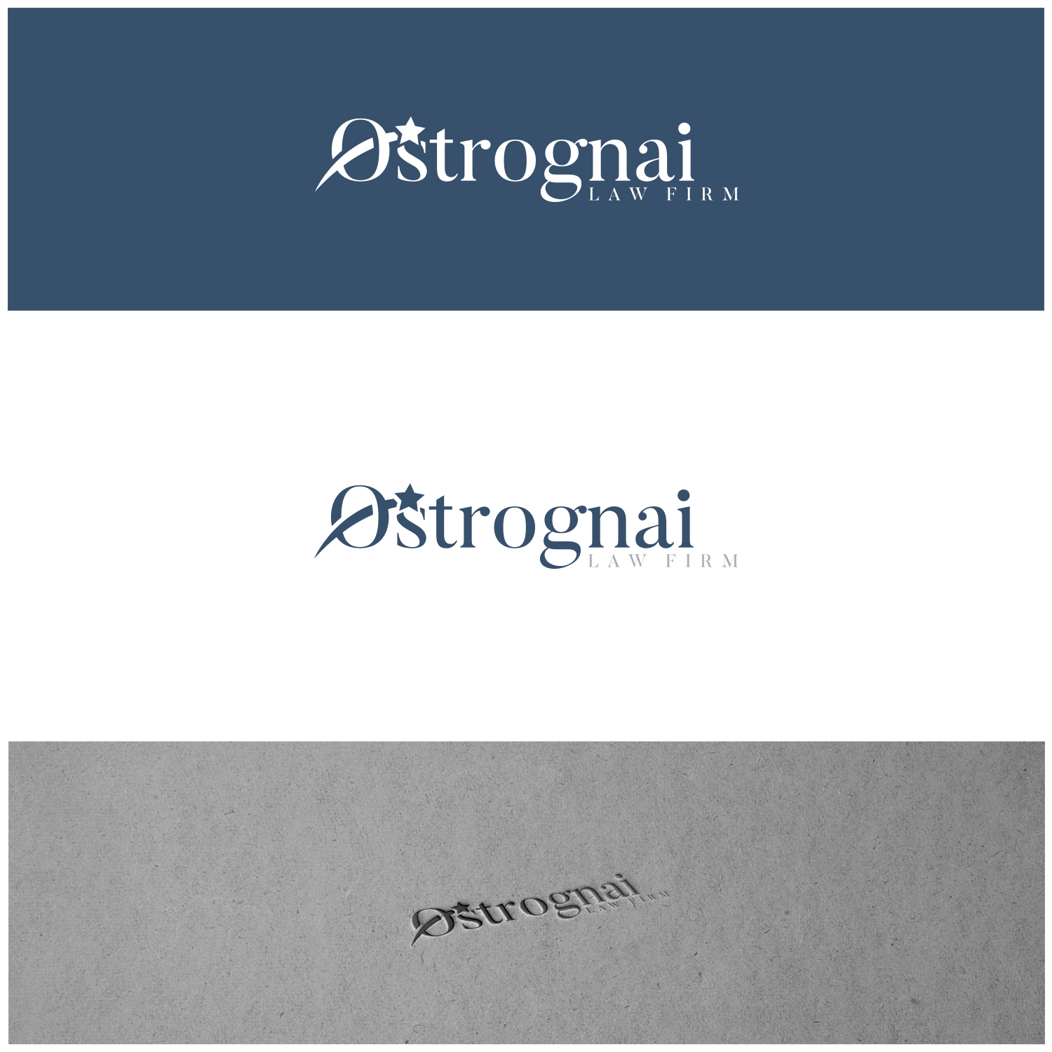 Logo Design by M.CreativeDesigns for Ostrognai Law Firm, LLC | Design #13338254