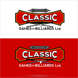Logo Design by vladst2004 for Classic Games and Billiards | Design: #13396776