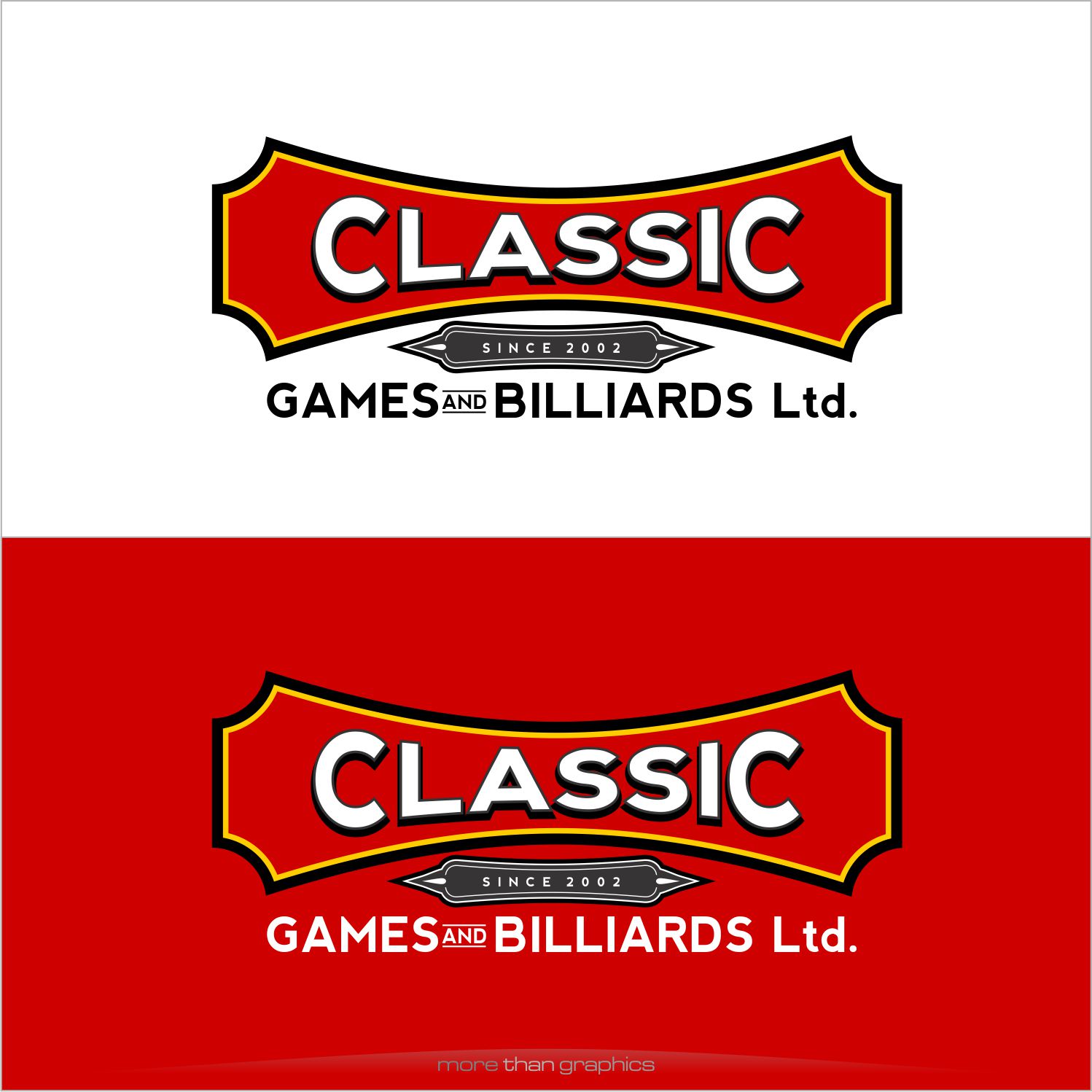 Logo Design by vladst2004 for Classic Games and Billiards | Design #13396777
