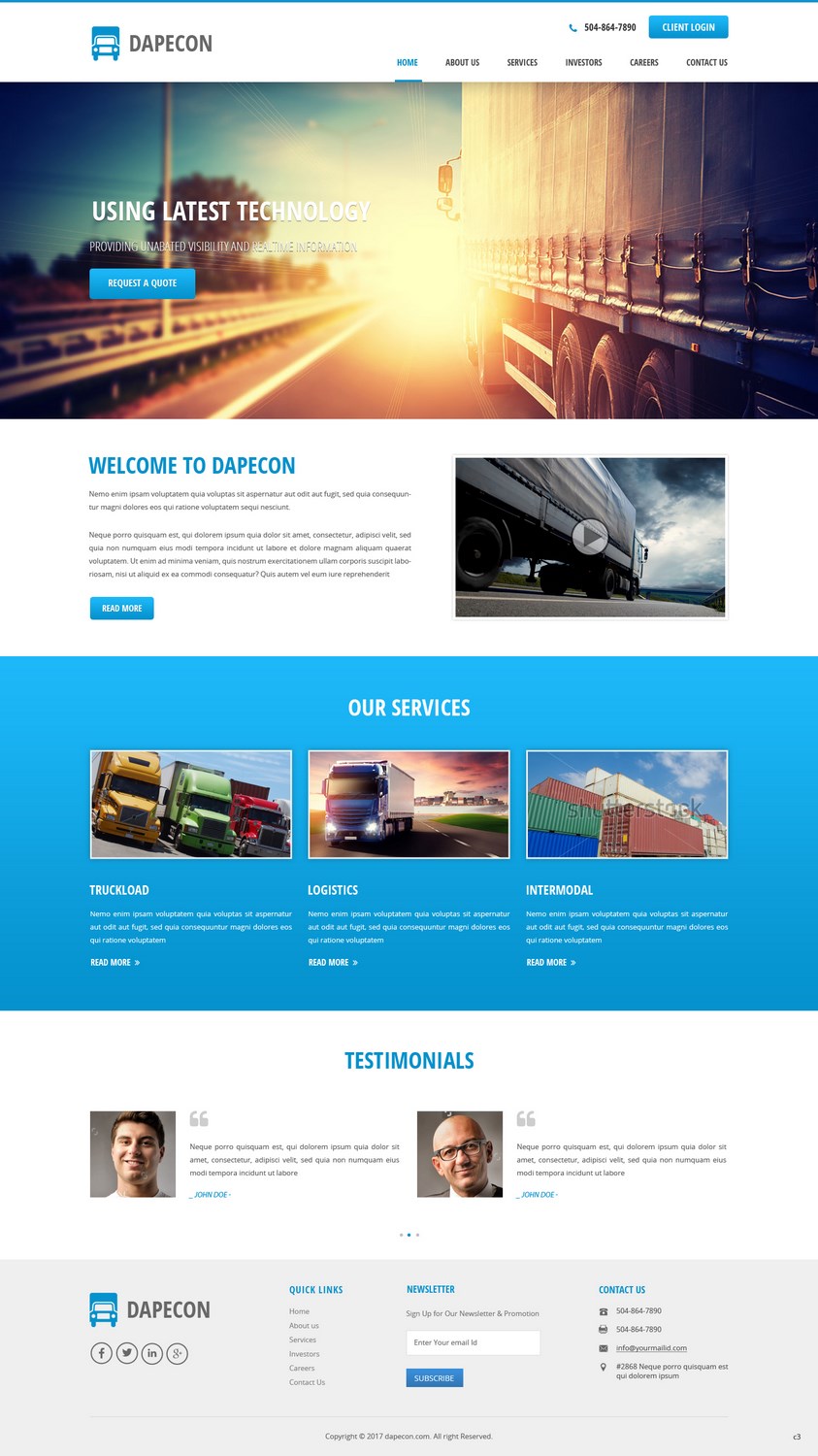 Web Design by pb for Dape Consulting Inc | Design #13379805