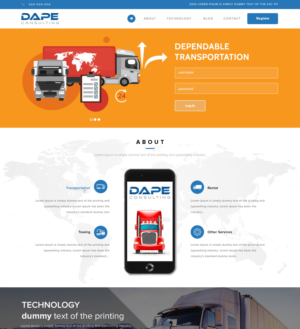 Diseño Web por Sujit Banerjee para Dape Consulting Inc | Diseño #13370369
