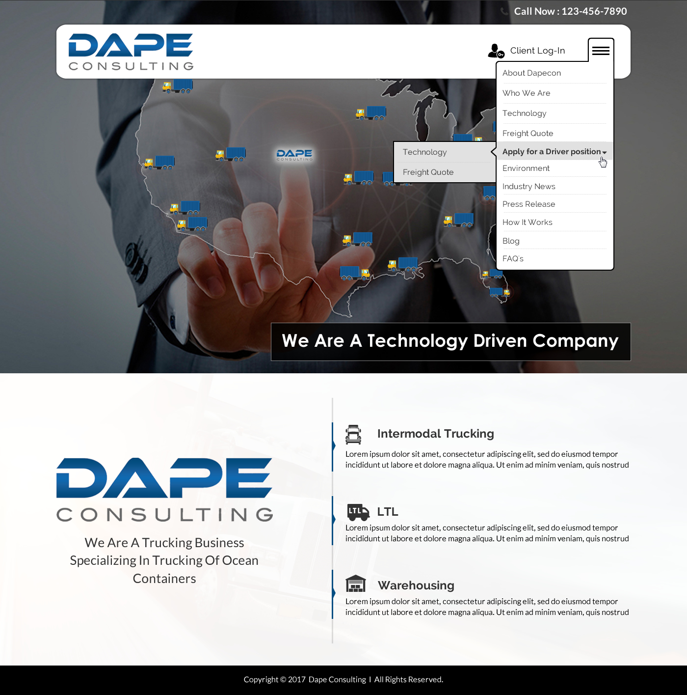 Web Design by Sbss for Dape Consulting Inc | Design #13561365