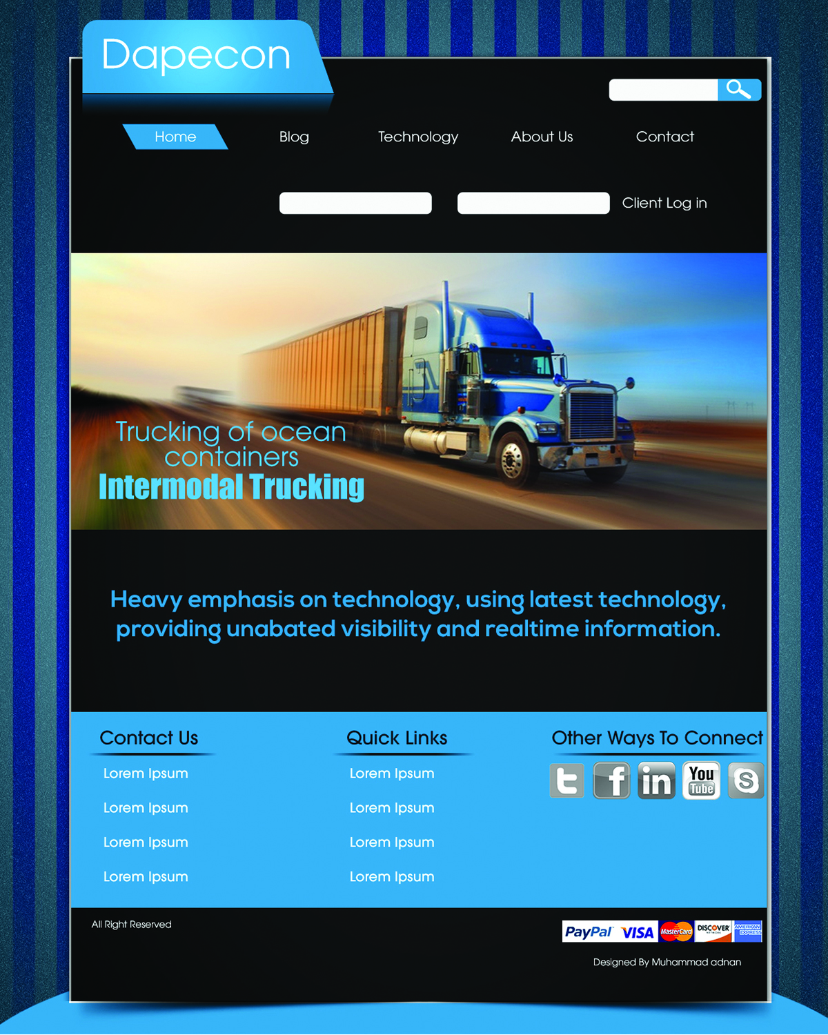 Diseño Web por ADIZ Designs para Dape Consulting Inc | Diseño #13351684