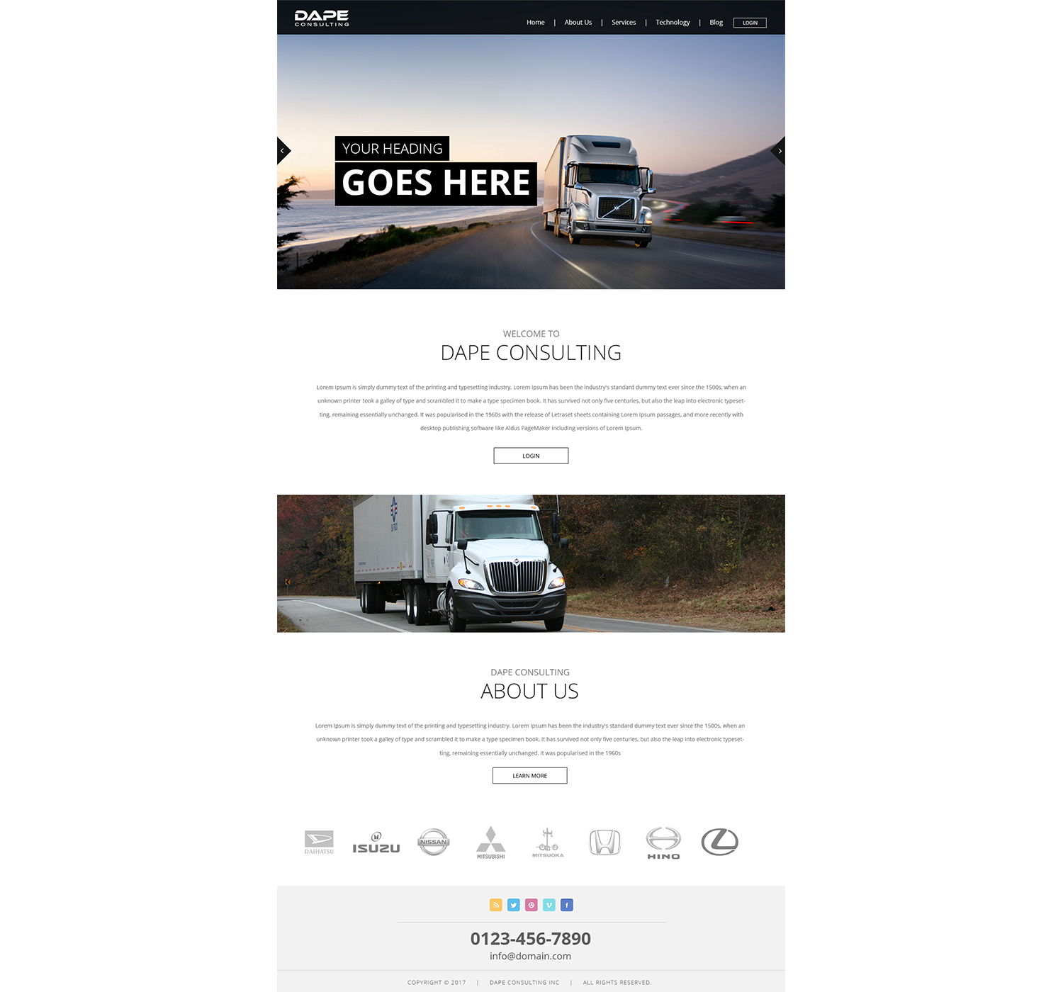 Web Design by Daniyal Hossain for Dape Consulting Inc | Design #13375457