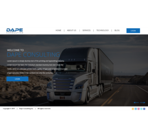 Web Design by Daniyal Hossain for Dape Consulting Inc | Design: #13375458