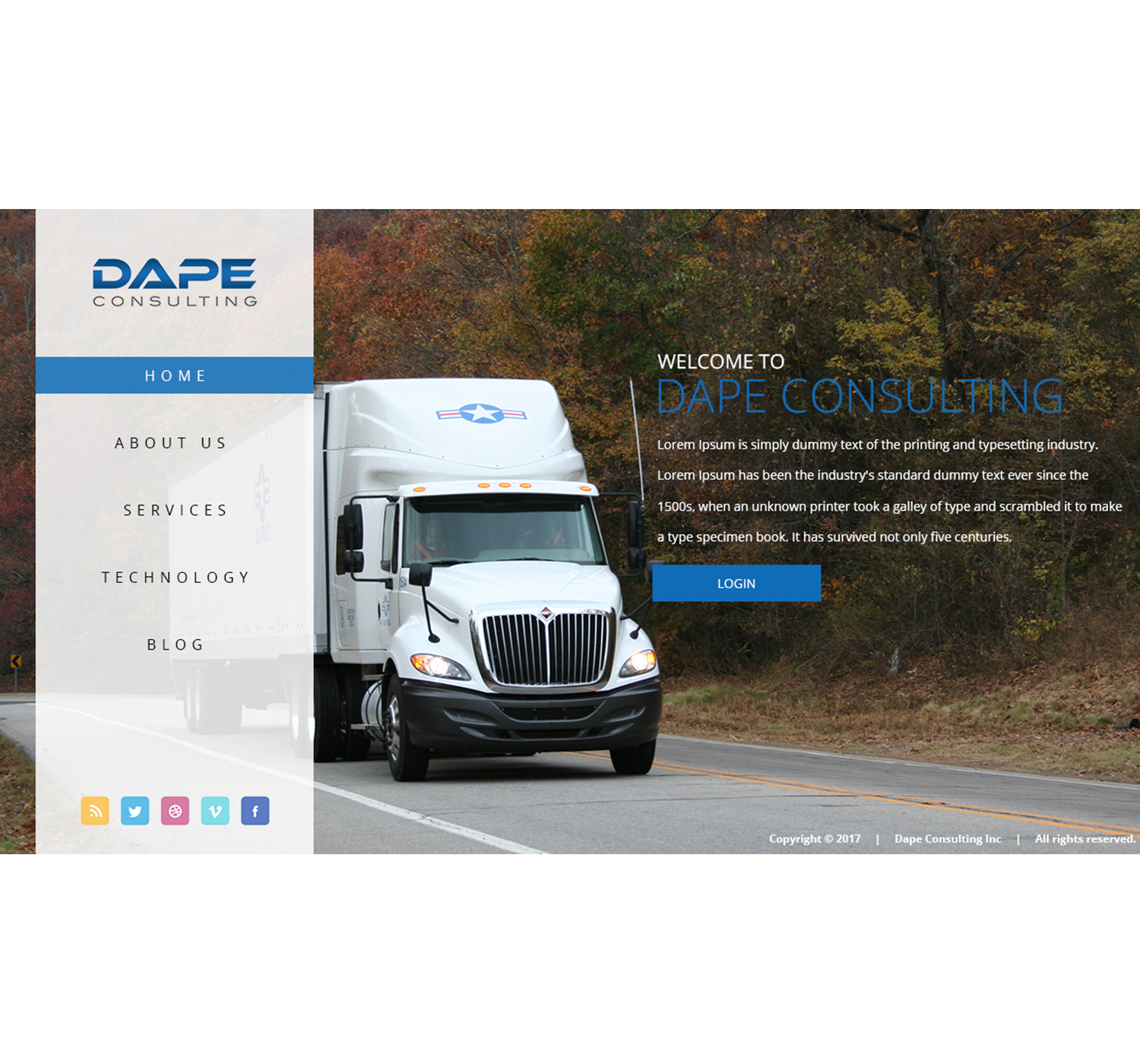 Diseño Web por Daniyal Hossain para Dape Consulting Inc | Diseño #13375459
