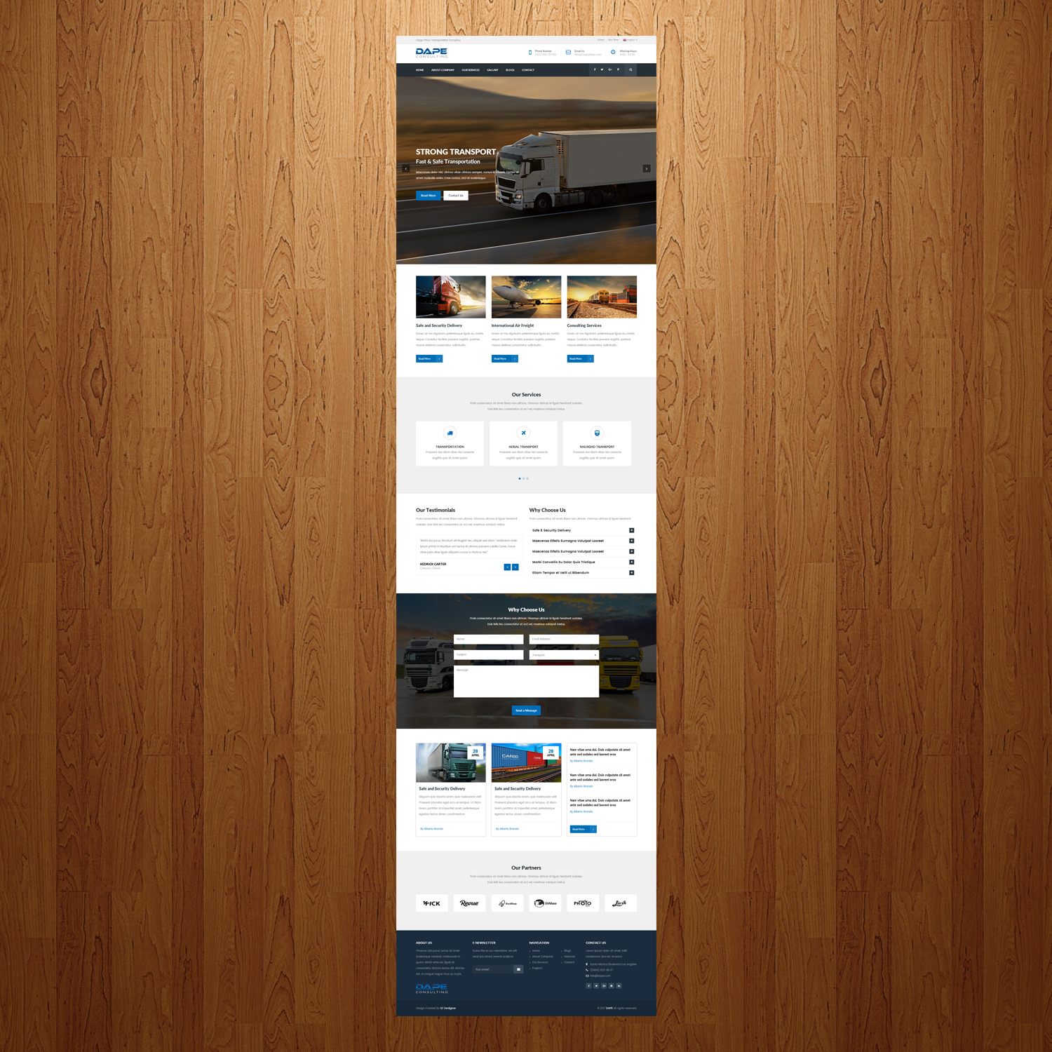 Diseño Web por zohaibikram26 para Dape Consulting Inc | Diseño #13374654