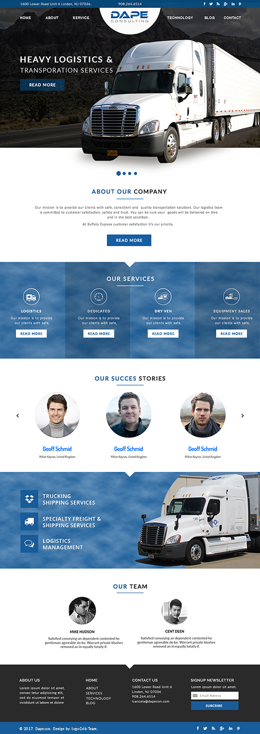 Web Design by bdesigner9 for Dape Consulting Inc | Design #13372392