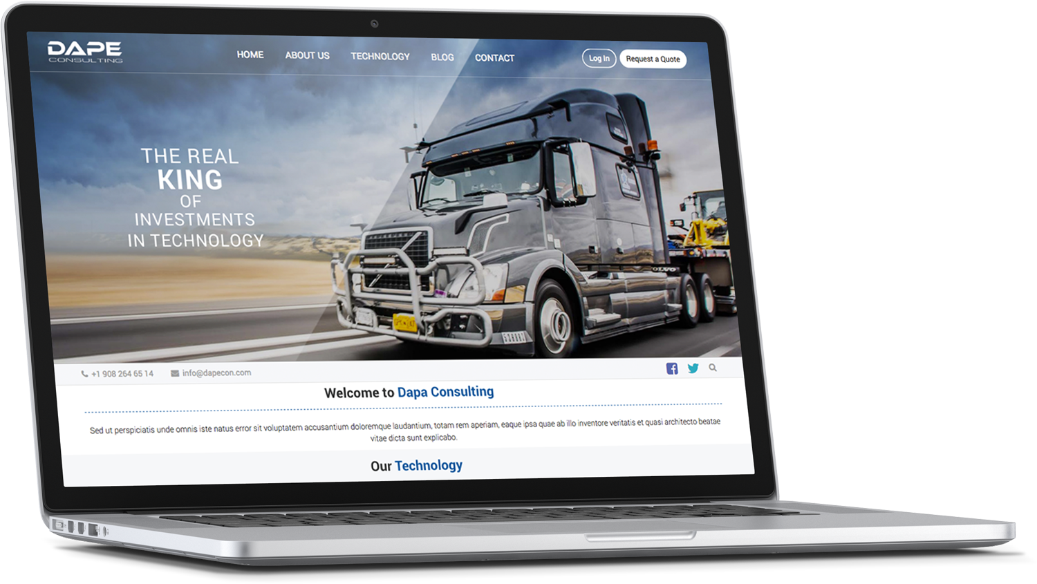 Web Design by cCopilot for Dape Consulting Inc | Design #13375338