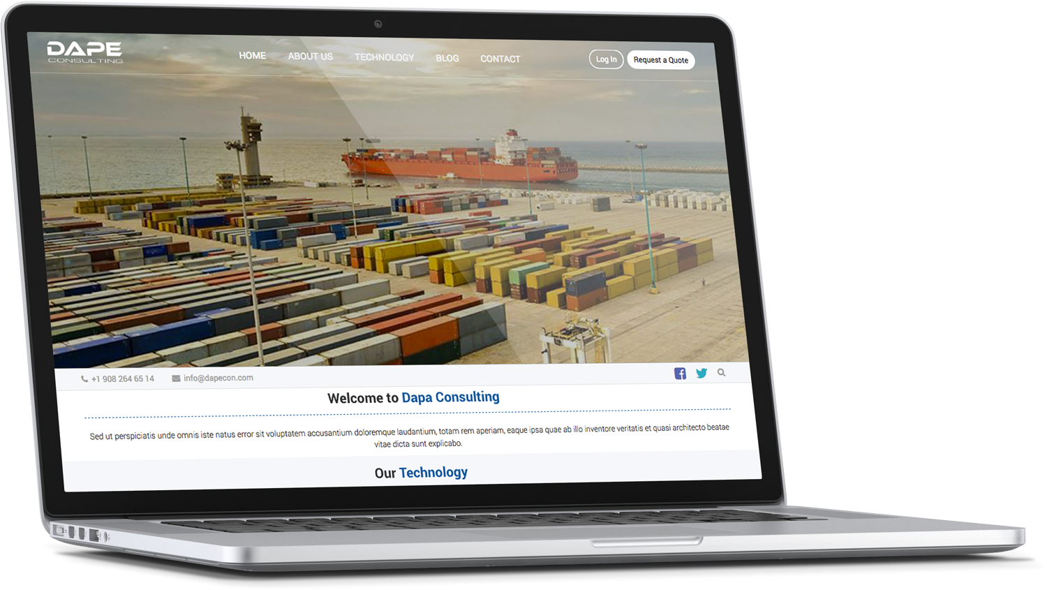 Diseño Web por cCopilot para Dape Consulting Inc | Diseño #13375343