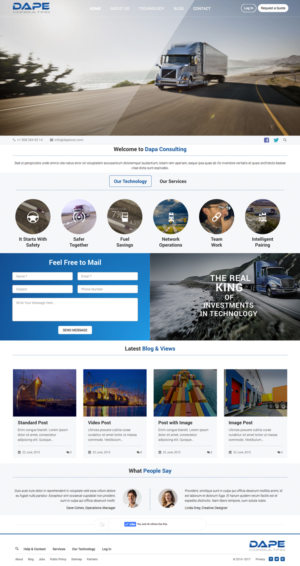 Web Design by cCopilot for Dape Consulting Inc | Design: #13375344