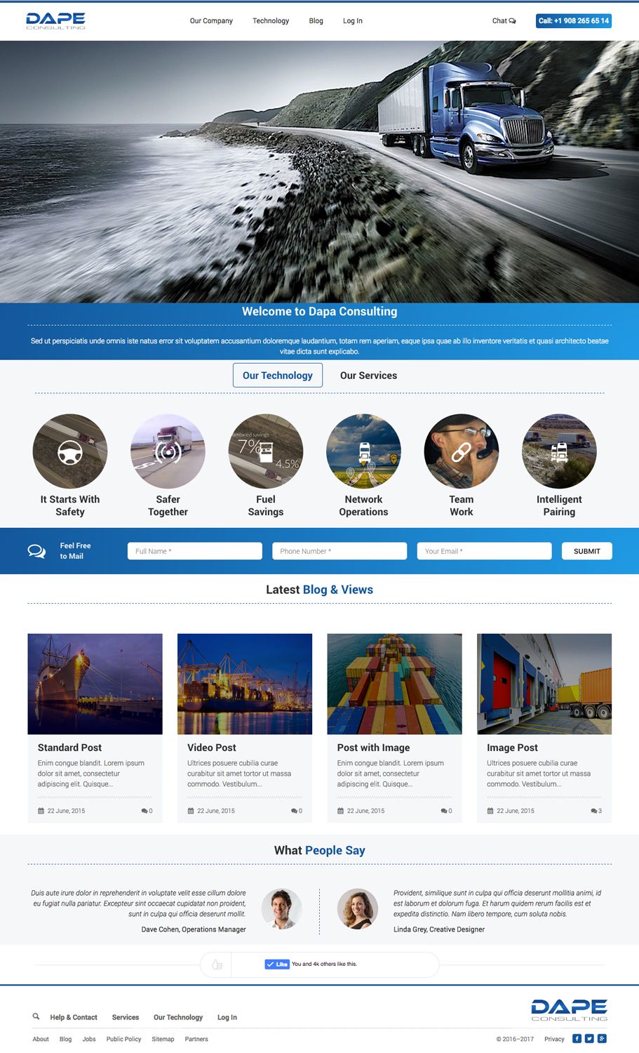Web Design by cCopilot for Dape Consulting Inc | Design #13375346