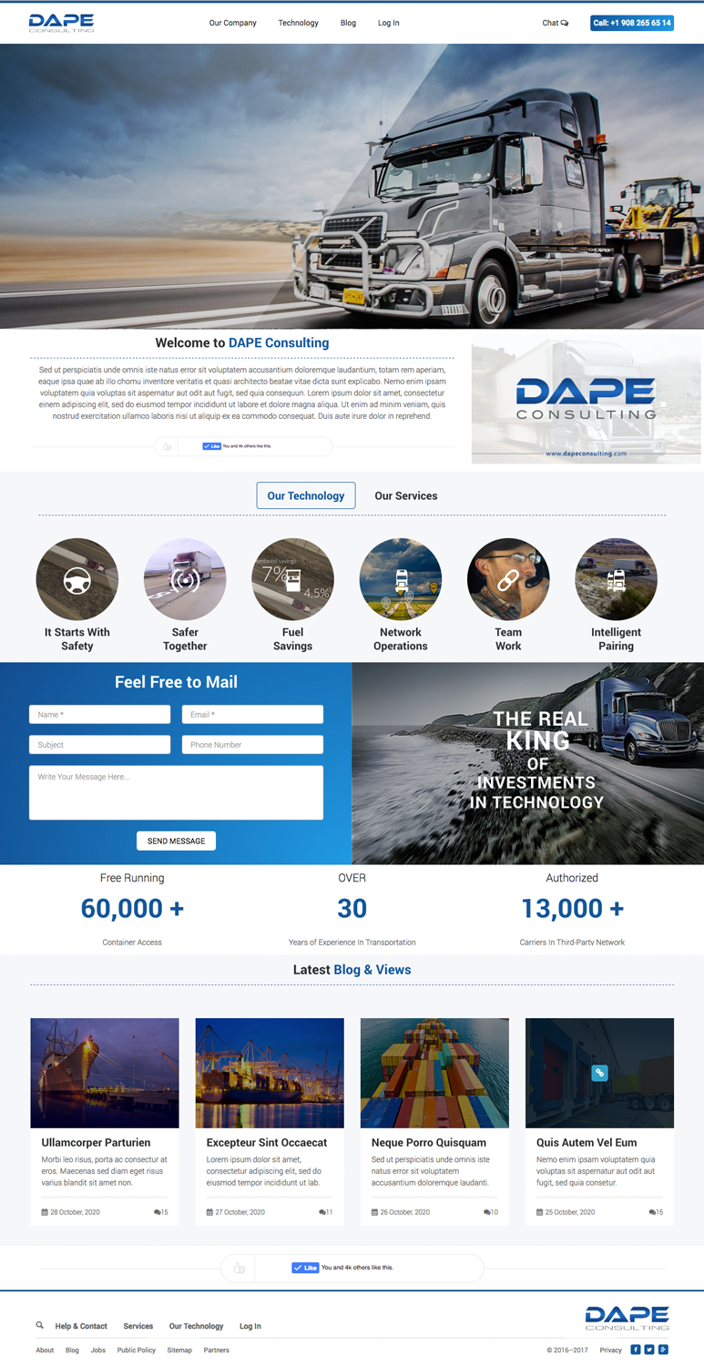 Diseño Web por cCopilot para Dape Consulting Inc | Diseño #13375350