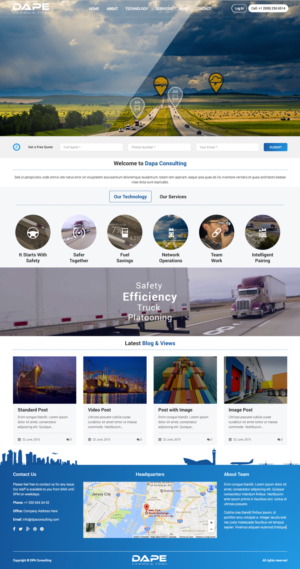 Web Design by cCopilot for Dape Consulting Inc | Design: #13400498