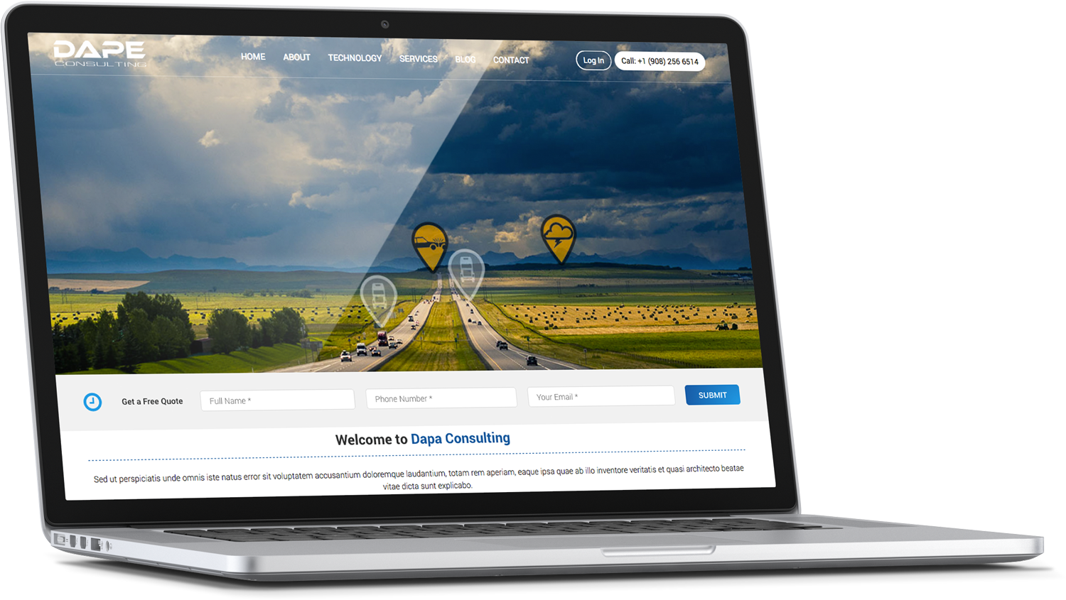 Diseño Web por cCopilot para Dape Consulting Inc | Diseño #13400499
