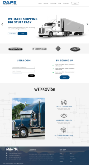 Diseño Web por Drexen para Dape Consulting Inc | Diseño #13373124