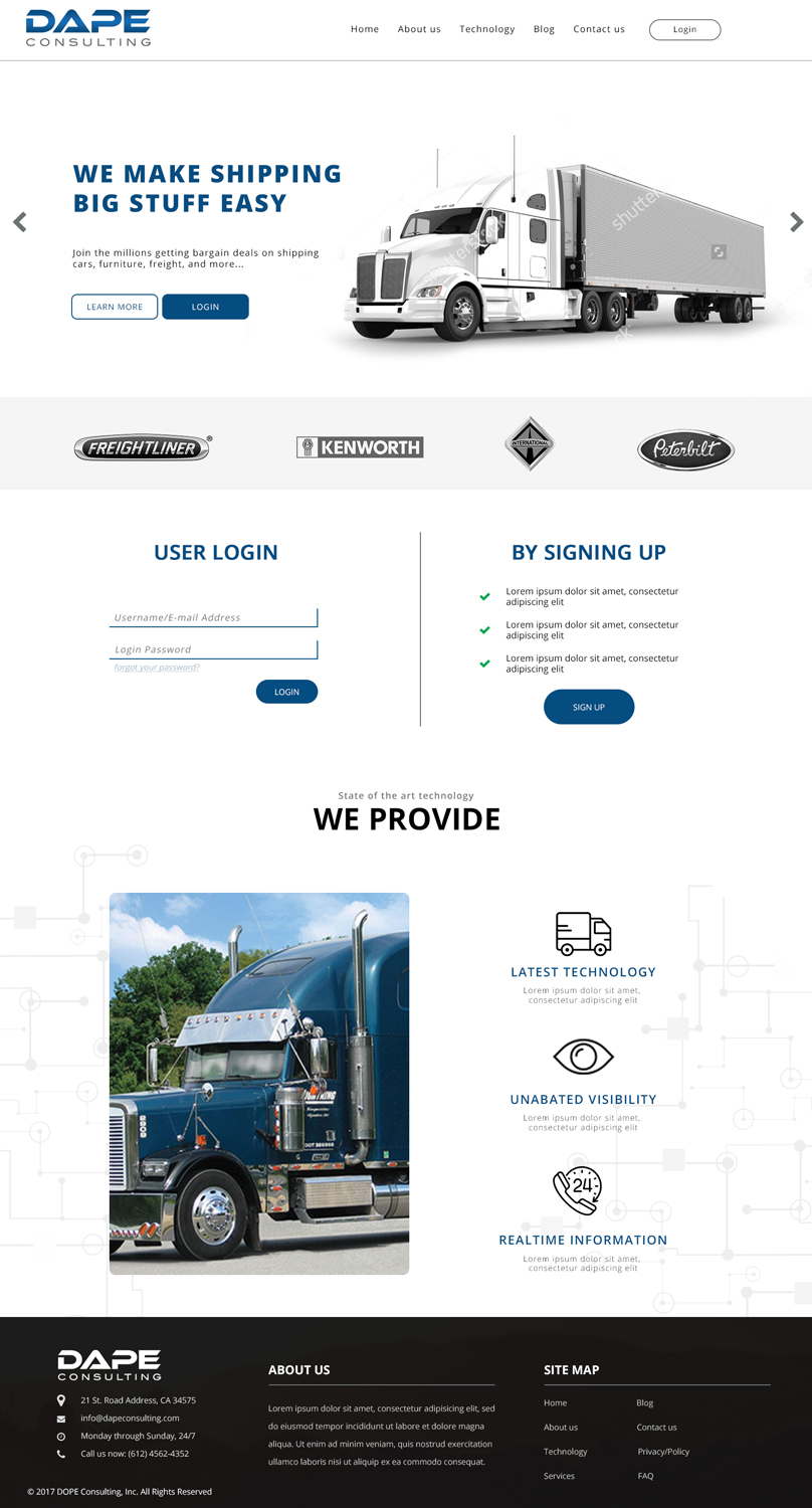 Diseño Web por Drexen para Dape Consulting Inc | Diseño #13375153