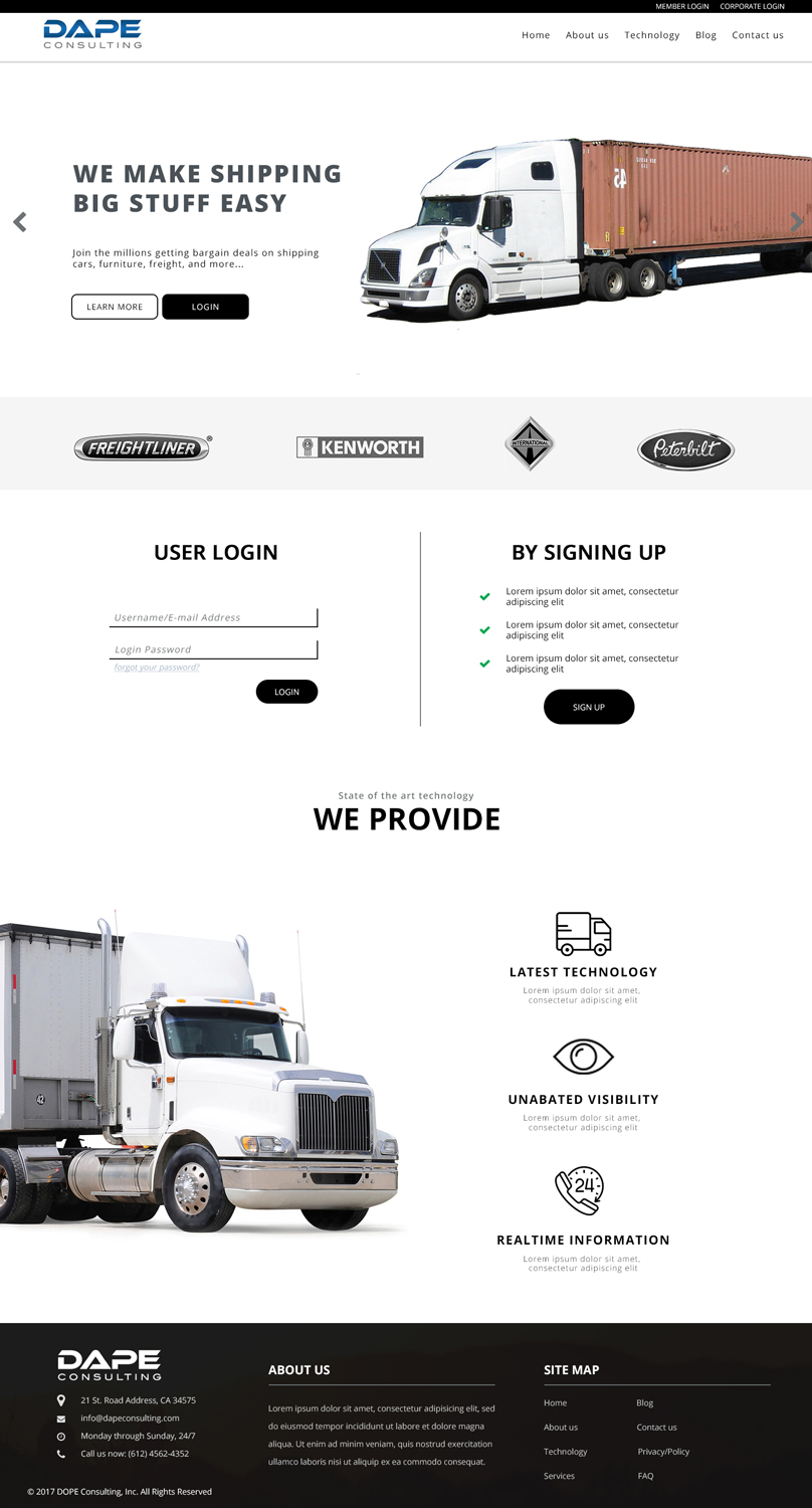 Web-Design von Drexen für Dape Consulting Inc | Design #13375421