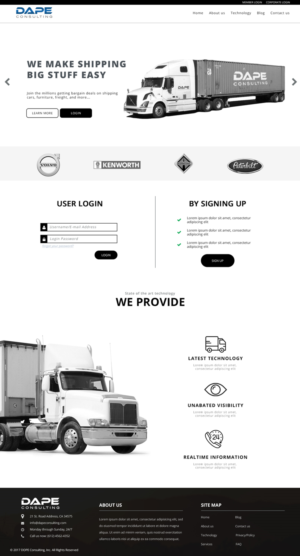 Web Design by Drexen for Dape Consulting Inc | Design: #13388616