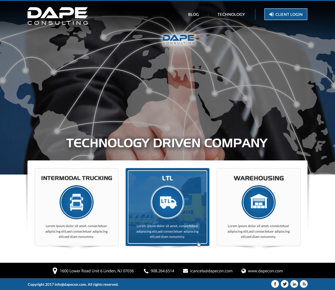 Web Design by jdv for Dape Consulting Inc | Design #13374849
