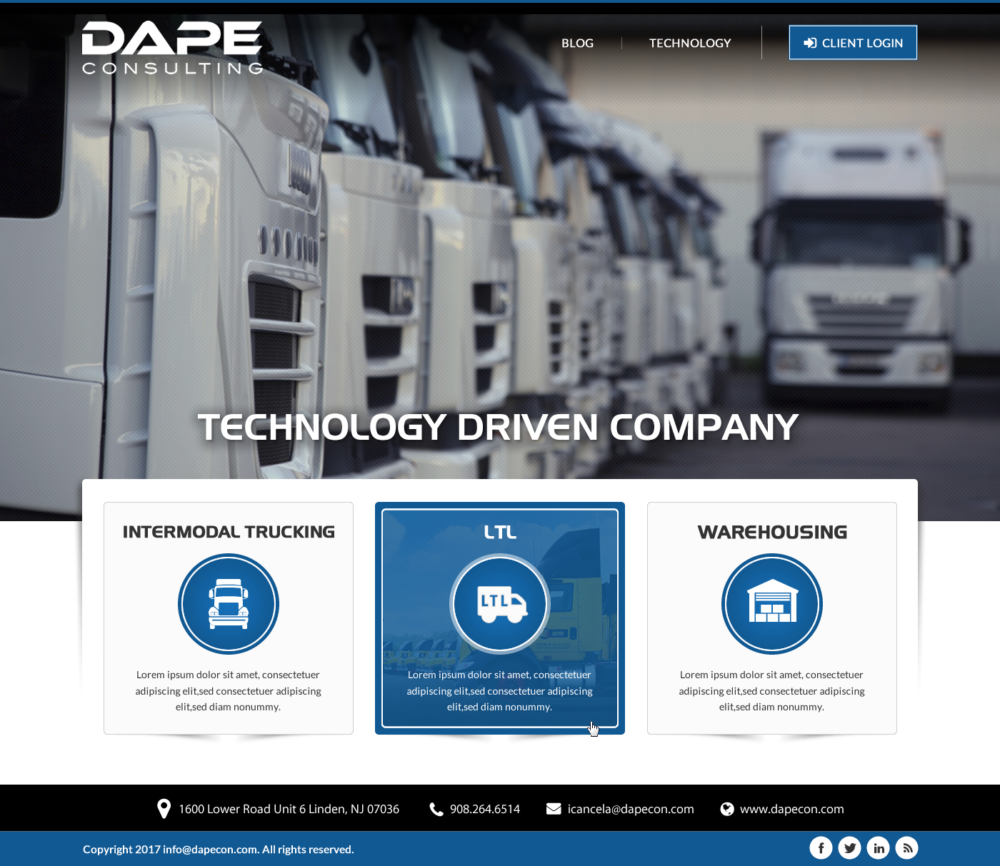 Web Design by jdv for Dape Consulting Inc | Design #13374853