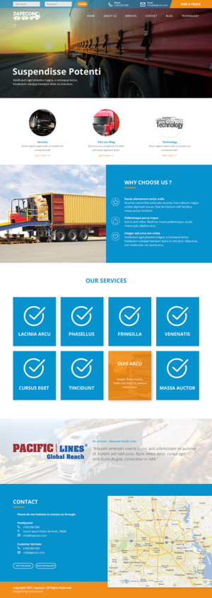 Diseño Web por Lyre de Stravabond para Dape Consulting Inc | Diseño #13346862