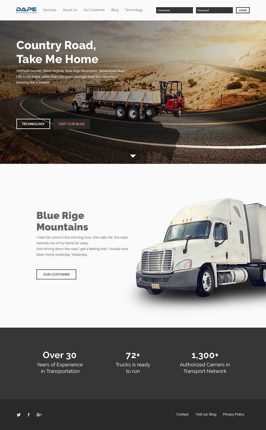 Web Design by Lyre de Stravabond for Dape Consulting Inc | Design #13374879