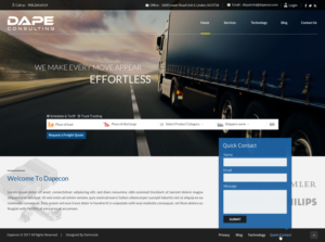 Web Design by Da Miracle for Dape Consulting Inc | Design: #13395108