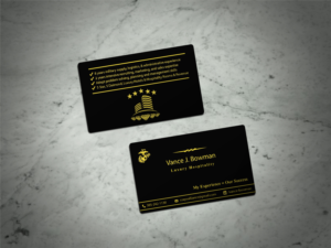 Diseño de Tarjeta de Presentación por Scorpius design para este proyecto | Diseño #13544543
