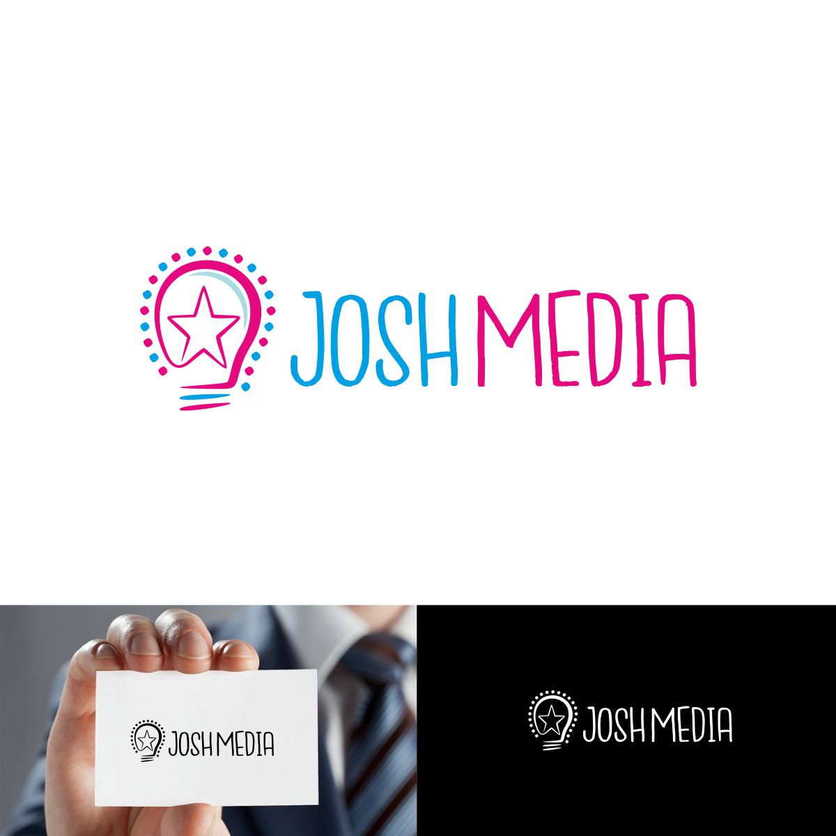 Logo Design by webeezine for Josh Media | Design #13382898