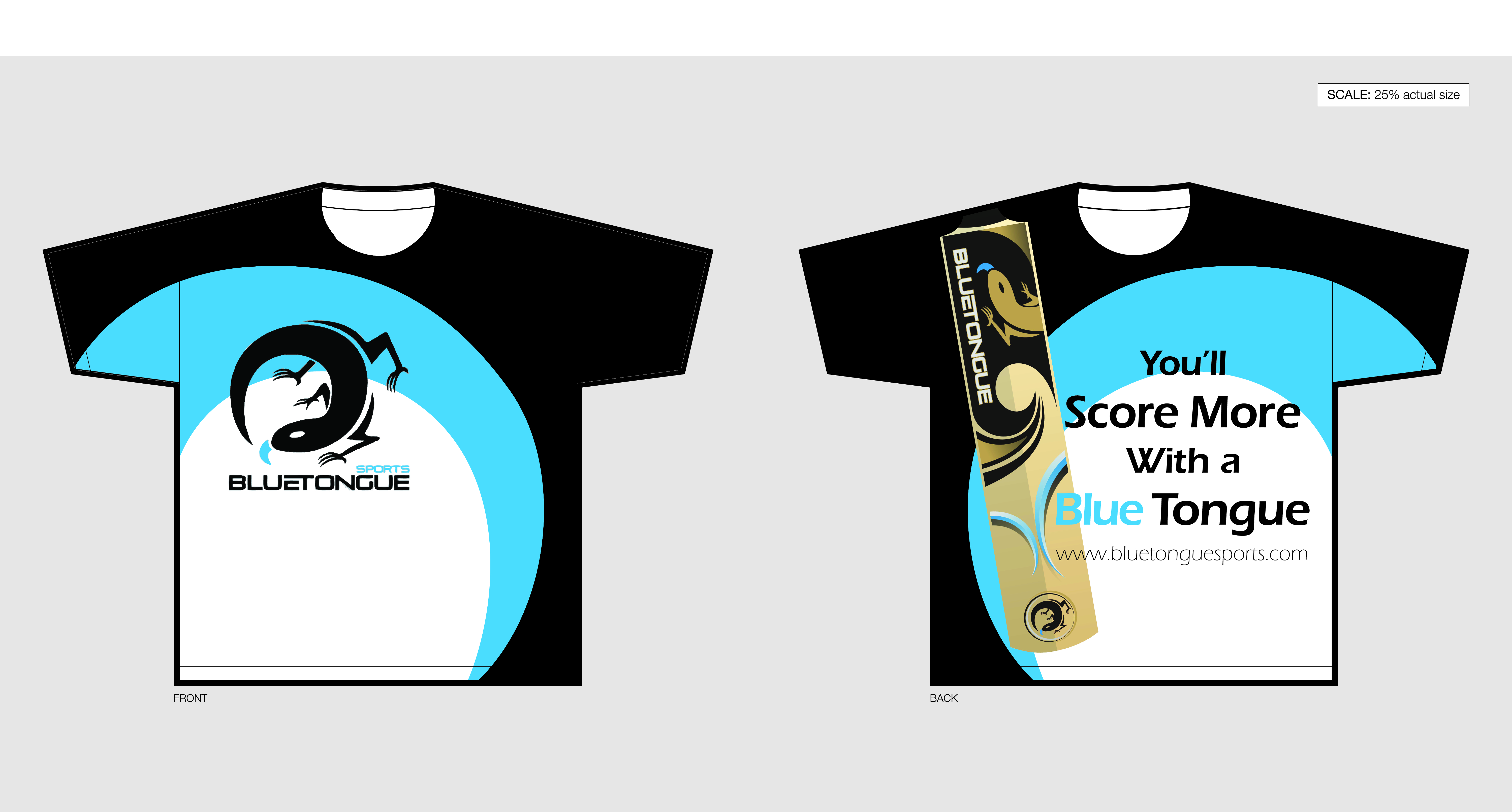 T-Shirt-Design von Matthew Cottam für blue tongue sports | Design #32134