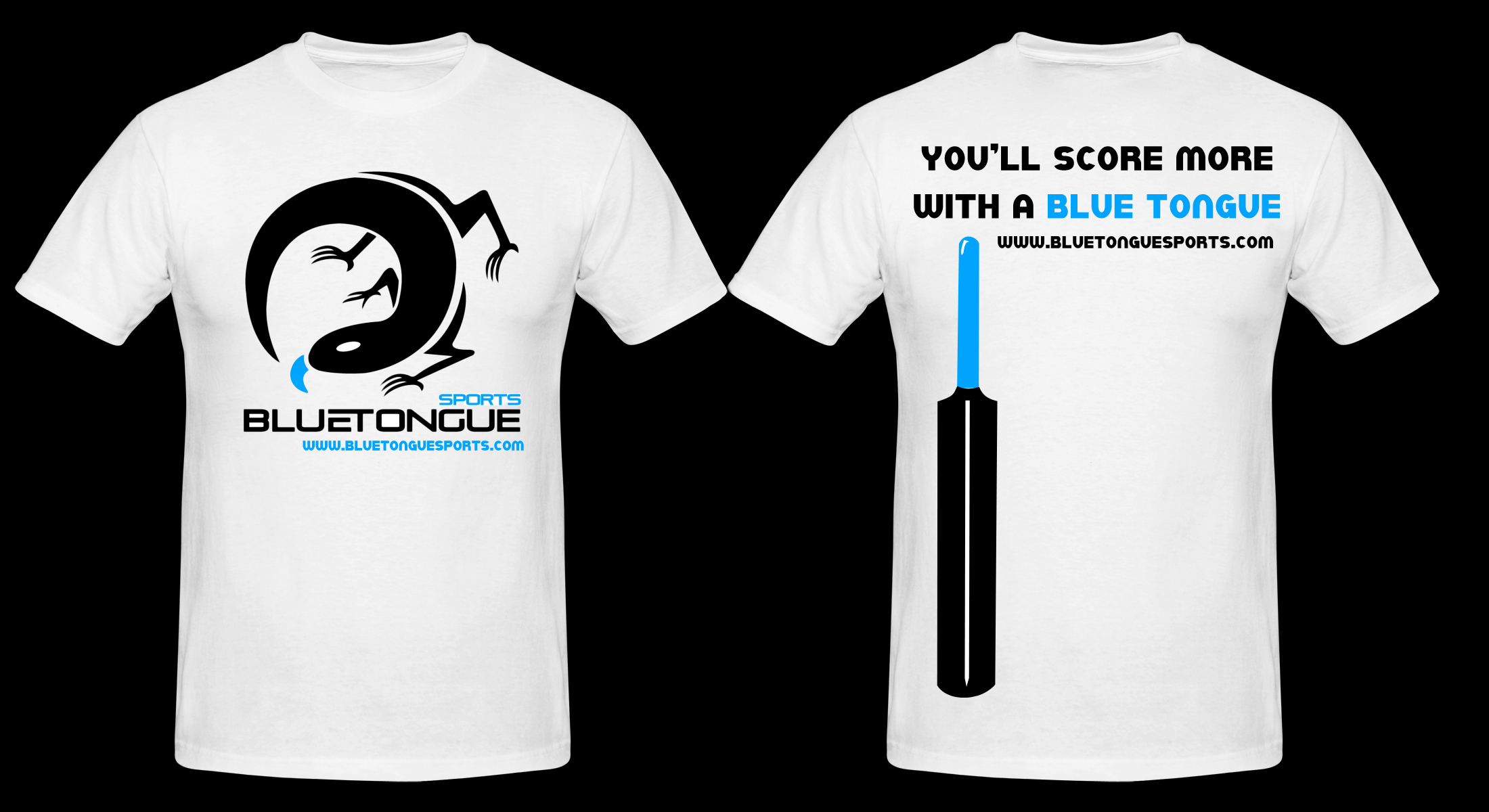 T-shirt Design by Tempted By Design for blue tongue sports | Design #32180