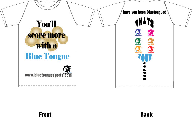 T-Shirt-Design von IS-D-SIGN für blue tongue sports | Design #33185
