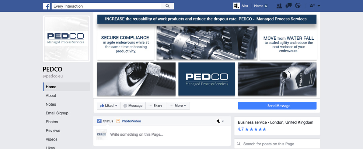 Diseño de Facebook por rdesign12 para PEDCO AG | Diseño #13446137