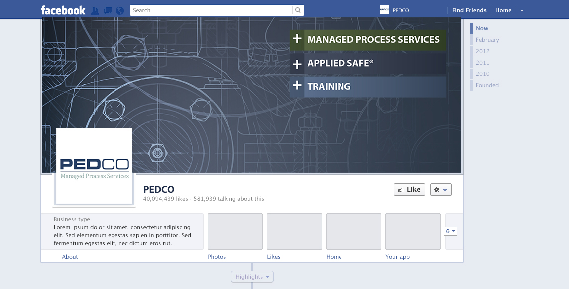 Facebook Design by Sarina.dsg for PEDCO AG | Design #13414438