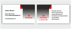 Business Card Design by IneseRo for James Brown Consulting | Design: #2463624