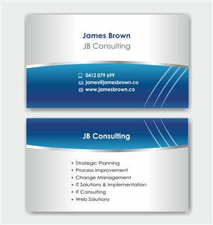 Visitenkarten-Design von IneseRo für James Brown Consulting | Design #2463738