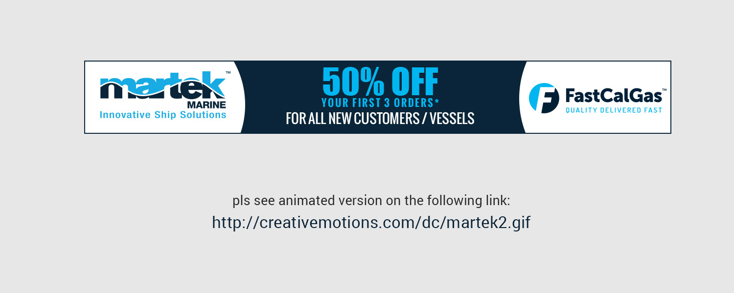 Banner Ad Design by Mila@CreativeMotions.com for Martek Marine | Design: #13394512