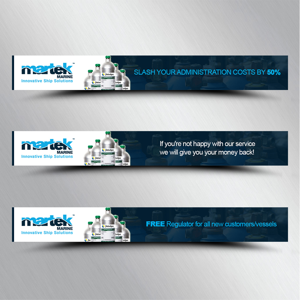 Banner Ad Design by cahkuli for Martek Marine | Design #13369594