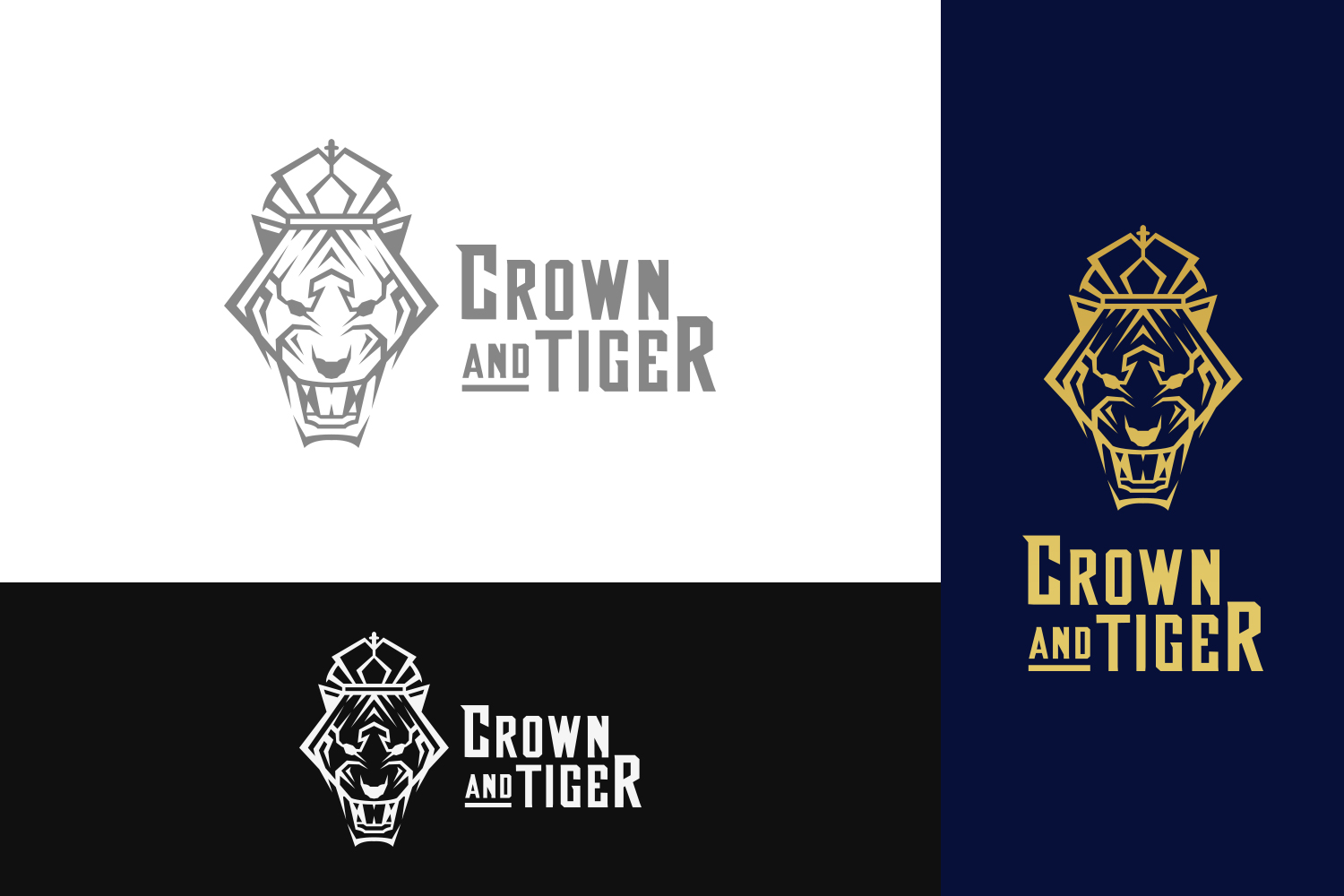 Logo Design by Paul Federico for Crown & Tiger | Design #13355104