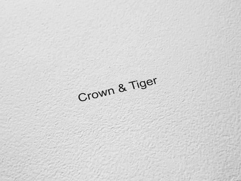Logo Design by logout babu for Crown & Tiger | Design #13355133