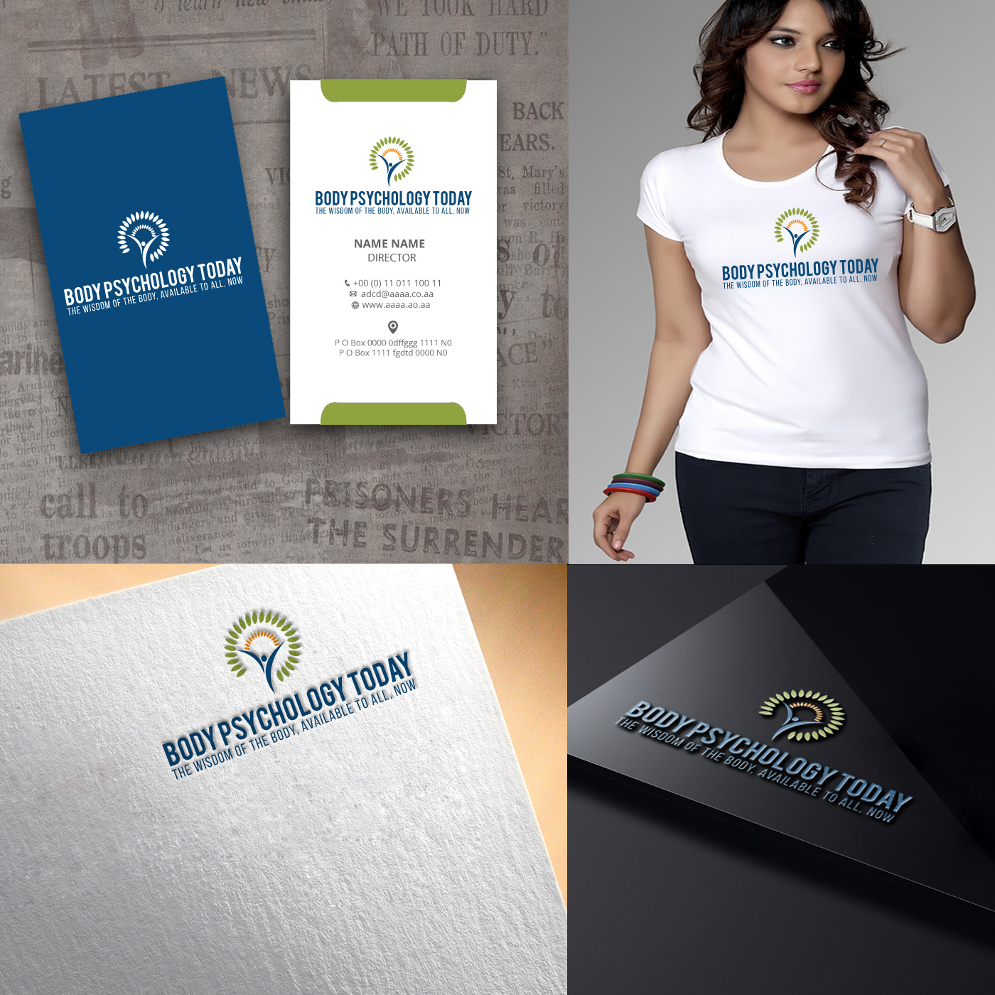 Logo Design by zebronicgraphic for Body Psychology Today | Design #13775471