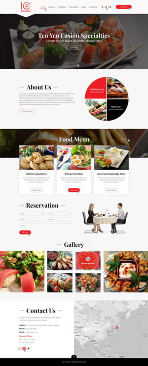 Sushi Restaurant Cape Cod, MA USA | Web Design par Ved Web Services