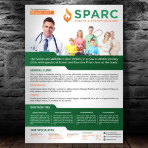 Sports medicine multidisciplinary brochures | Flyer Design by SAI DESIGNS