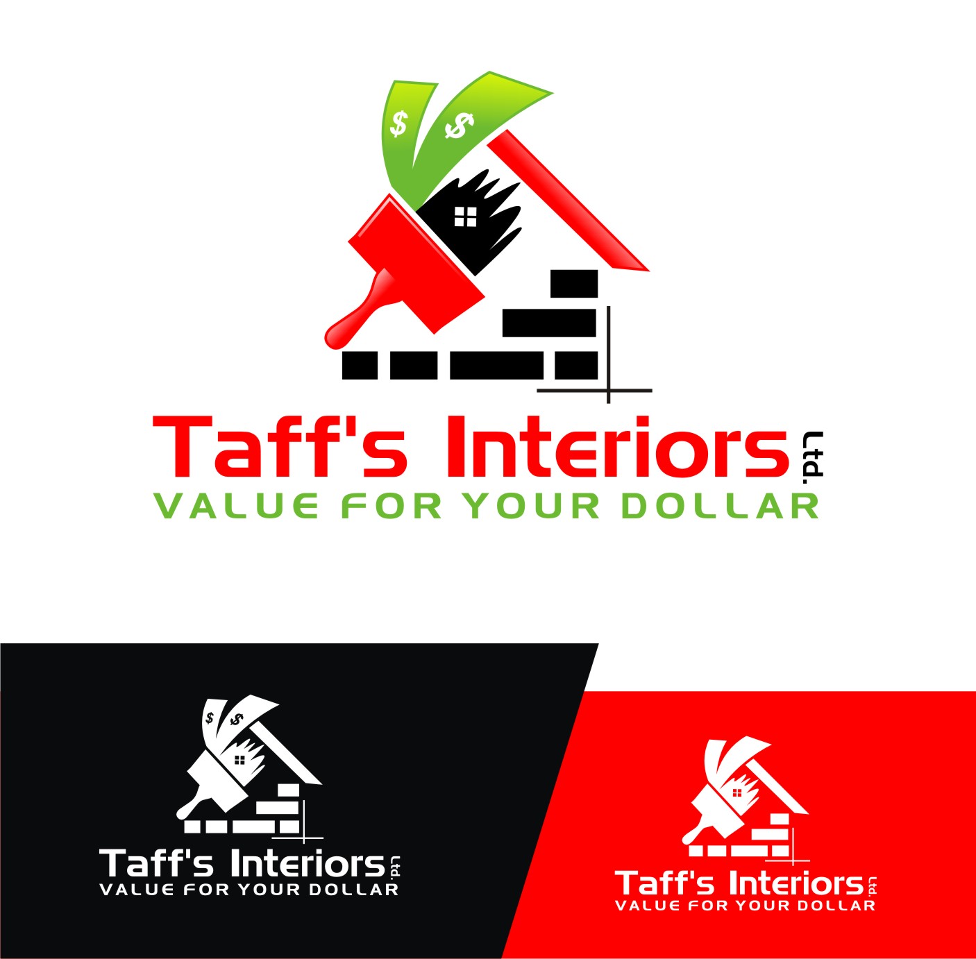 Logo Design by Soul Light for Taff's Interiors ltd.  | Design #13355617